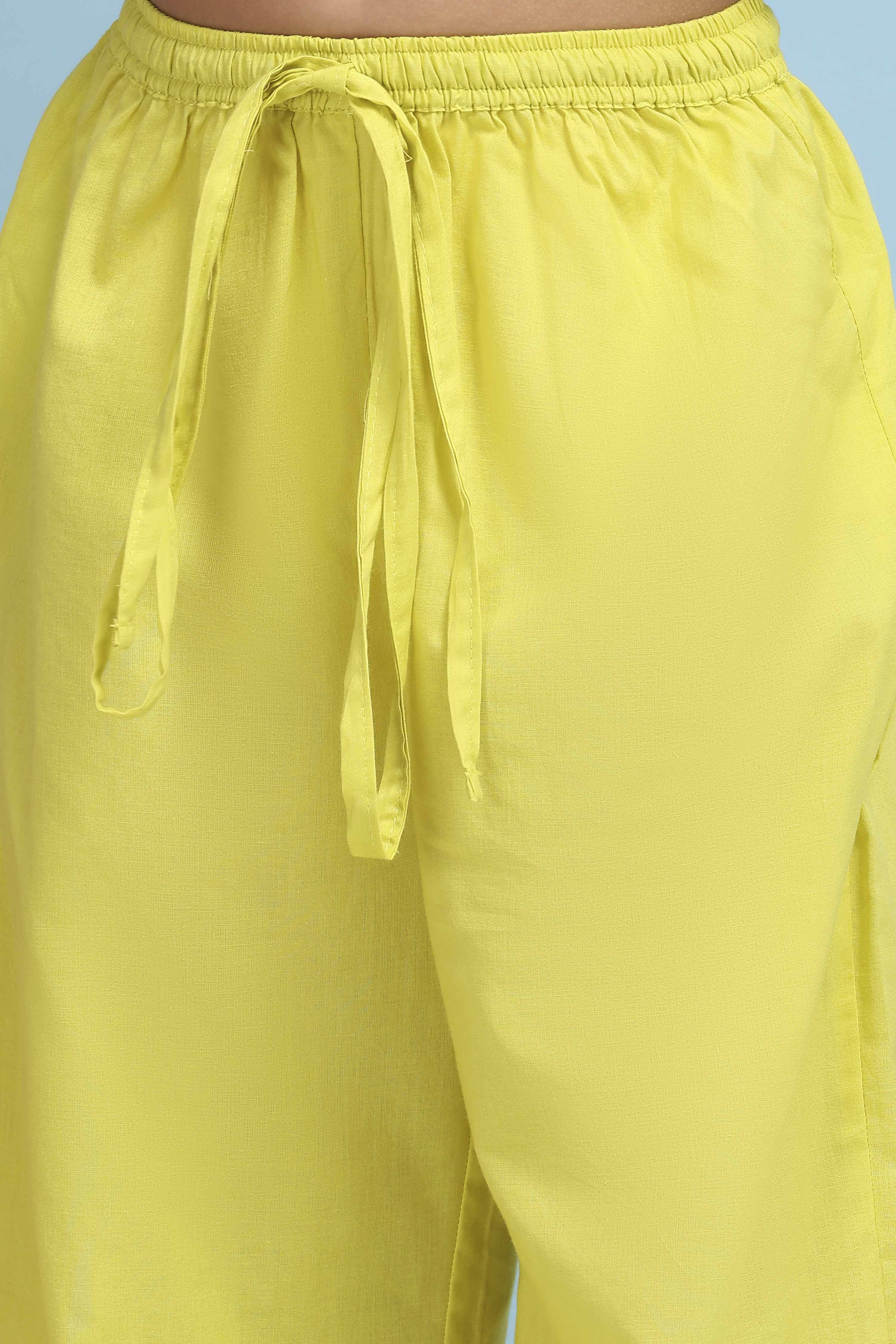 Green Cotton Embroidered Anarkali Suit Set image number 2