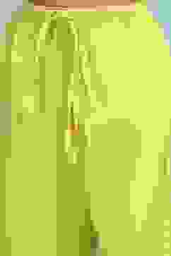 Green Cotton Embroidered Anarkali Suit Set image number 2