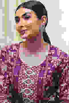 Light Pink Alloy Drop & Danglers image number 3