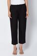 Fuschia Cotton Straight Pant image number 0