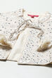 Lilac Cotton Blend Flared Kurta Churidar Suit Set Suit Set image number 1