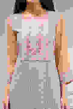 Pch Cotton Schiffly Unstitched Suit Set image number 2