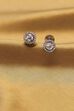 White Brass Cz Studs image number 0