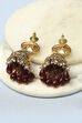 Red Kundan Festive Jhumka image number 2