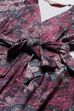 Pink Flared Printed Dress image number 1