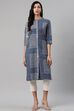 Green Cotton Blend Straight Kurta Slim Pant Suit Set image number 0
