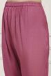 Pink Silk Blend Printed Unstitched Suit Set image number 3