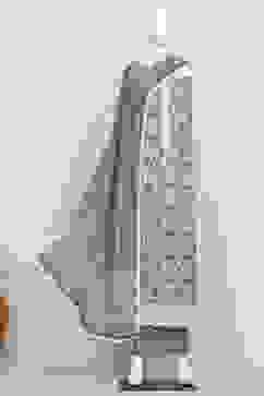 Blue Cotton Screen Print Unstitched Suit Set image number 4