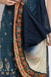 Indigo Cotton Solid Dupatta image number 1