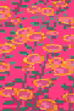 Fuchsia Cotton Straight Printed Kurta image number 1