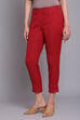 Green Bay Cotton Blend Solid Pant image number 2