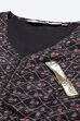 Black Straight Art Silk Printed Short Top image number 1