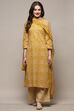 Blue Cotton Floral Screen Printed Unstitched Suit Set image number 8