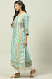 Pink Art Silk Straight Kurta image number 2