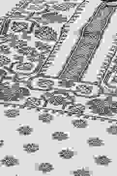 Ecru Art Silk Straight Printed Short Kurti image number 1