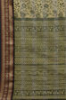 Olive Cotton Woven Unstitched Suit Set image number 2