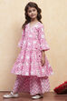 Lilac Cotton Garara Set image number 3