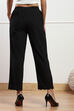 Mustard Cotton Flax Pants image number 4