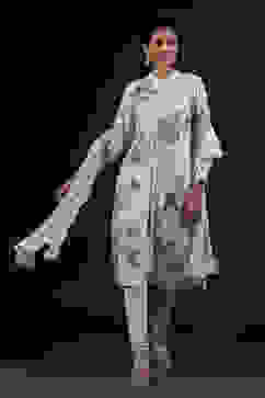 Rohit Bal Ivory Cotton Silk Straight Printed Suit Set image number 0