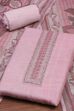 Fawn Linen Unstitched Suit Set image number 1