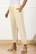 Rust Solid Mid-Rise Straight Palazzo Pants image number 2