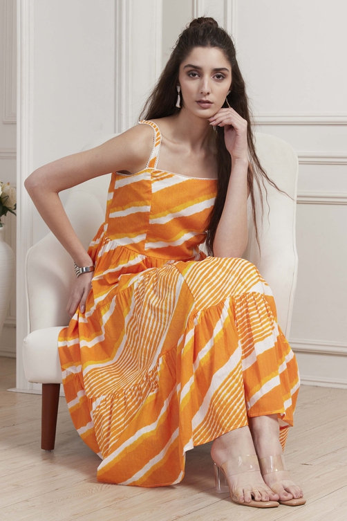 biba orange dress BIBA Dress