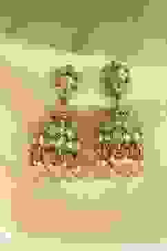 Light Pink Alloy Jhumka image number 2