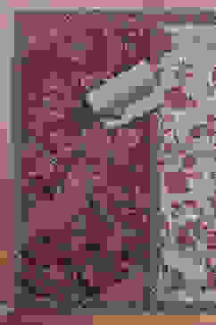 Beige Chanderi Hand Embroidered Unstitched Suit Set image number 3