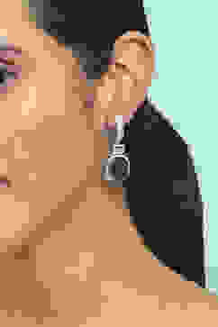 Purple Alloy Drop & Danglers image number 1