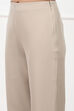 Beige Solid Relaxed Fit Pants image number 1