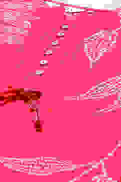 Pink LIVA Straight Embroidered Top image number 1