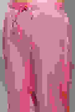 Pink Yard-Dyed Chanderi Kurta & Pants Suit Set image number 2