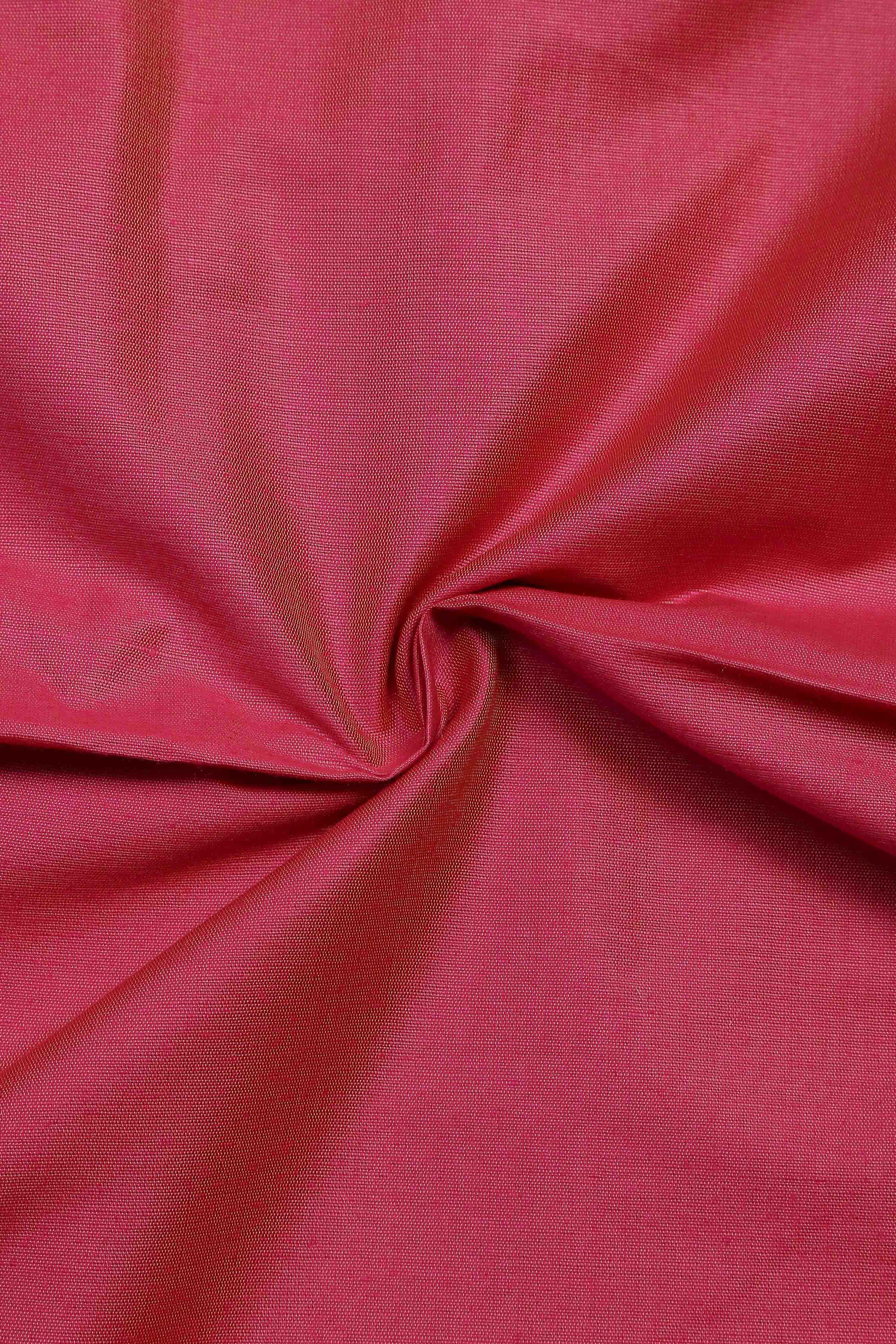 Pink Banarasi Chanderi Banarasi Print Unstitched Suit Set image number 2