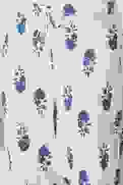 Blue Viscose Rayon Straight Suit Set image number 2