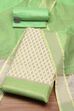 Pastel Cotton Printed Embroidered Unstitched Suit Set image number 0