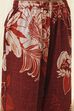 Rust Cotton Floral Straight Kurta Set image number 2