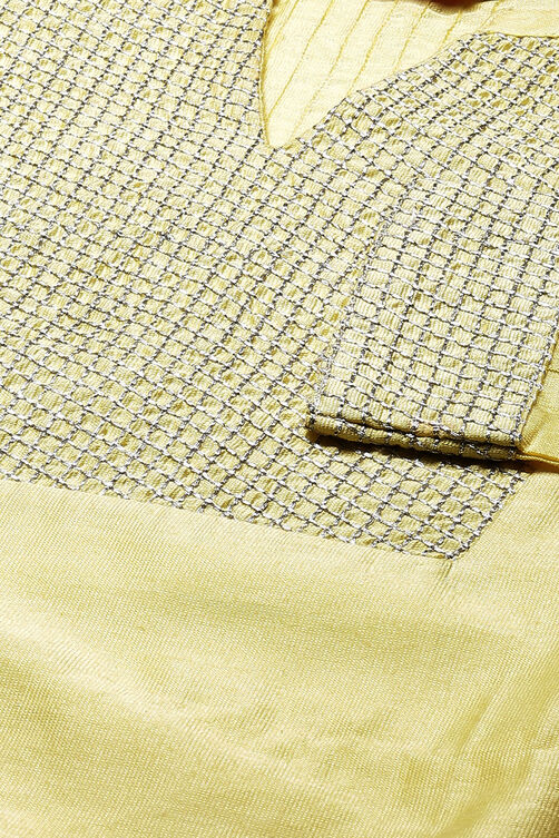Yellow Straight Kurta image number 1