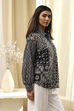 Black Cotton Printed Straight Shirt image number 4