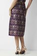 Purple Polyester Yarndyed Skirt image number 5