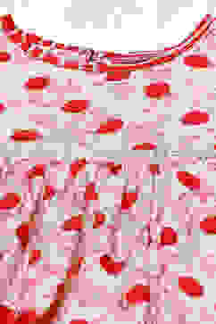 Off White Polyester Flared Printed Top image number 1