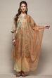 Rose Pink Nylon Solid Lightweight Dupatta image number 3