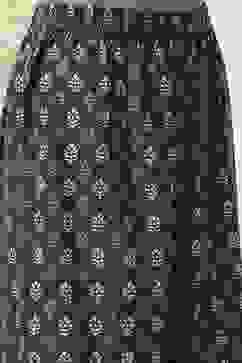 Indigo Pure Cotton Straight Suit Set image number 2