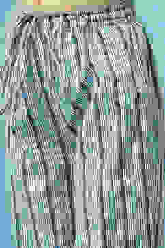 Powder Blue Cotton Kalidar Kurta Slim Pants Suit Set image number 2