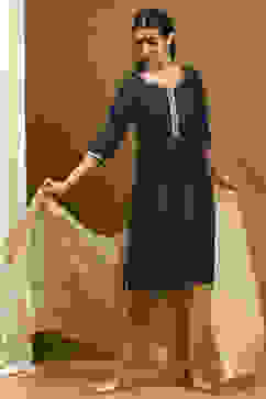 Gold Polyester Dupatta image number 0