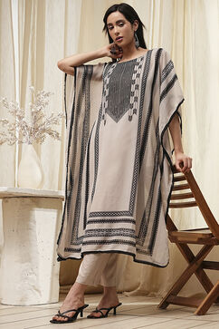 Black Polyester Printed Fusion Set image number 0