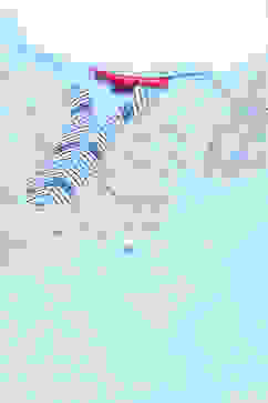 Powder Blue Cotton Kalidar Kurta Slim Pants Suit Set image number 1