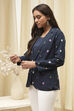 Navy Cotton Straight Yarndyed 3 Piece Set image number 2