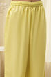 Lime Modal Blend Embroidered Gathered Suit Set image number 2