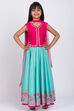 Pink Poly Modal Lehenga Set image number 0
