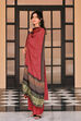 Blue Viscose Silk Woven Unstitched Suit Set image number 1